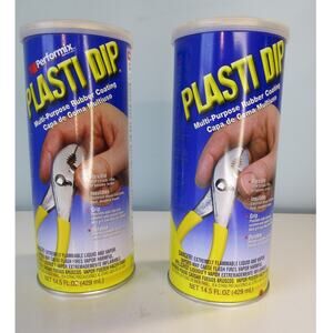 Performix Plastic Dip Multi Purpose Rubber Dip Red 2 Cans 14.5 OZ Each